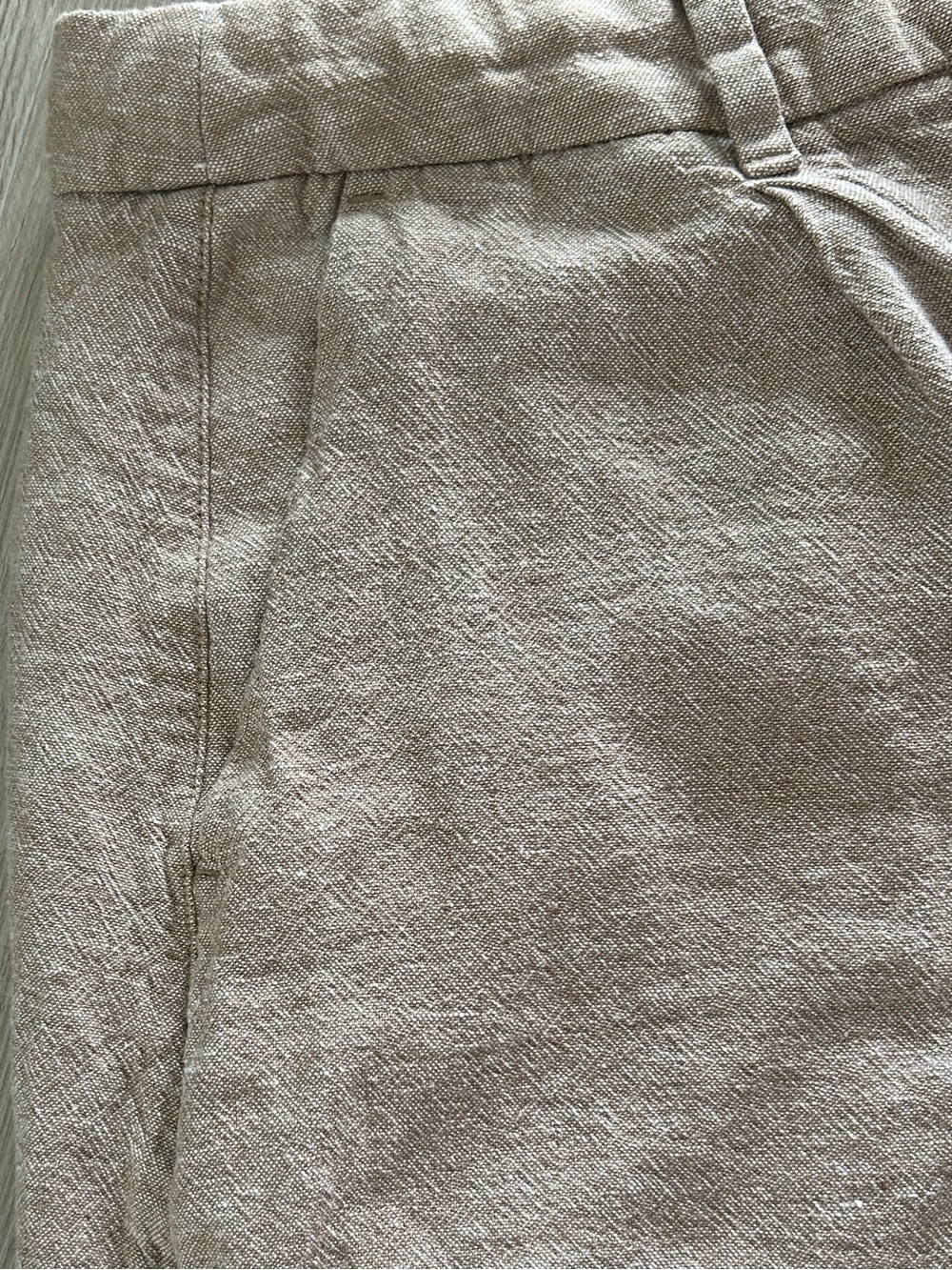2 for 10$ ☀️ High waisted linen blend shorts sz L - Picture 6 of 12